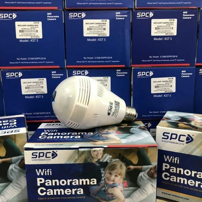 CCTV IP CAM SPC Bohlam Wifi Wireless 1.3MP