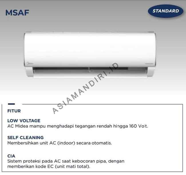 AC Midea Low Voltage 160 Watt Super Hemar Listrik