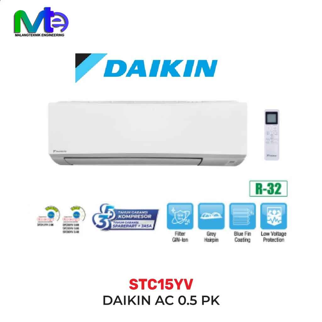 AC Daikin 0,5PK STC15YV Hemat Listrik dingin cepat